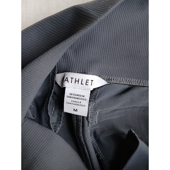 Athleta Pants Medium Venice Wide Leg Track Stripe Stretch Zip Pockets Comfort - Picture 14 of 16